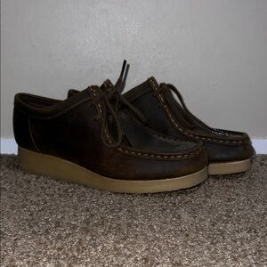 Clarks Dark Brown Leather Loafers